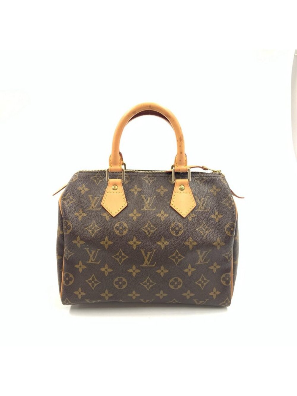 Louis Vuitton Monogram Speedy 25 Handbag Brown
